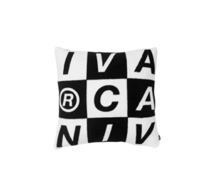 Carnival Checkerboard Pillow Black