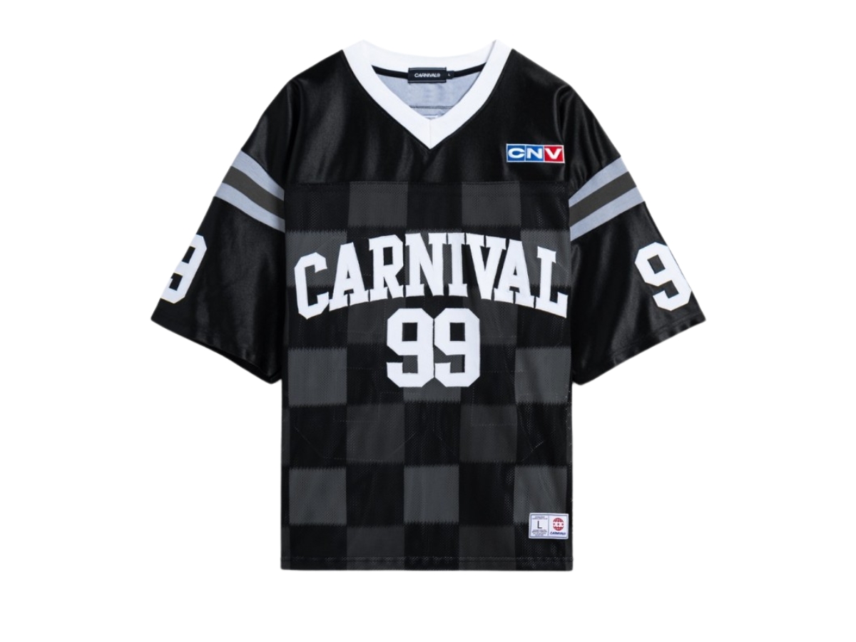 https://d2cva83hdk3bwc.cloudfront.net/carnival-checkred-football-jersey-black-fw24-1.jpg