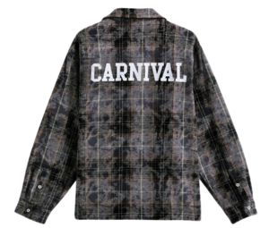Buy Carnival Flannel Shirt Grey (SS24) at Sasom – Authentic and Ready to Ship