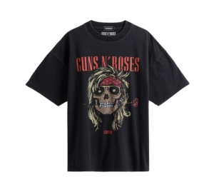 Carnival X Guns N Roses Duff Ovs Washed T-Shirt Black