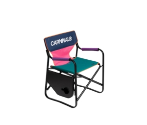 Carnival Home & Away Folding Chair Side Table Pink
