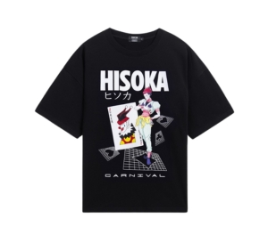 Buy Carnival HUNTER x HUNTER HISOKA JOKER OVS T-SHIRT BLACK at Sasom – Authentic and Ready to Ship
