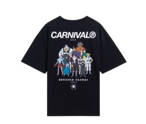 Carnival X Bleach Aizen Oversized Washed T-Shirt Brown