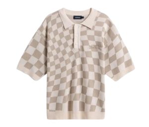 Carnival Illusion Polo Shirt Beige (SS24)