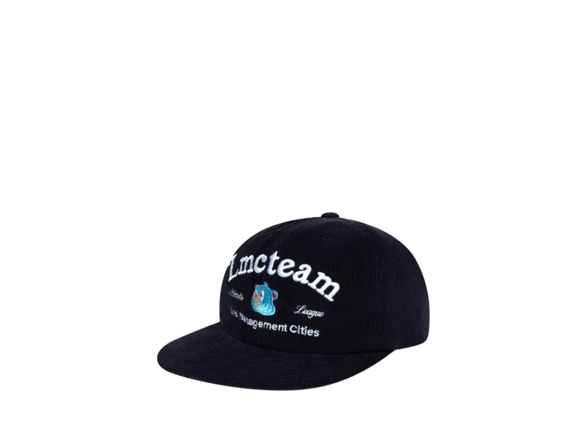 ★ LMC ★TEAM BEAR CORDUROY 6PANEL CAP LMC Men's Team Bear Corduroy 6 Panel Cap in Vintage Blue LMC