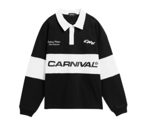 Carnival Self Rule Rugby Shirt Black (SS24)