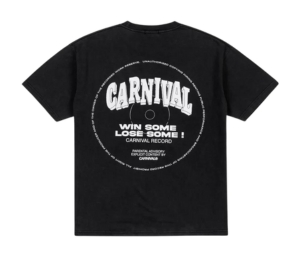 Carnival Vinyl Ovs T-Shirt Black