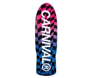 Carnival Warp Checkerboard Skateboard Deck 31.5"