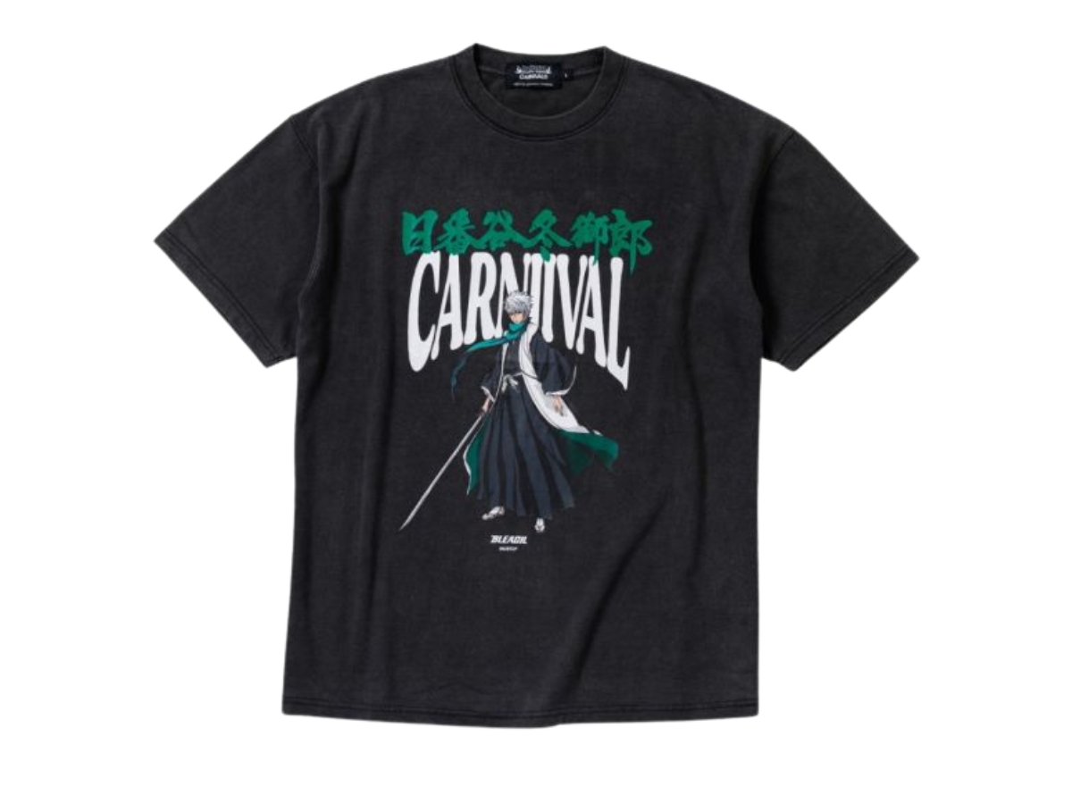 SASOM เสื้อผ้า Carnival X Bleach Hitsugaya Oversized Washed TShirt