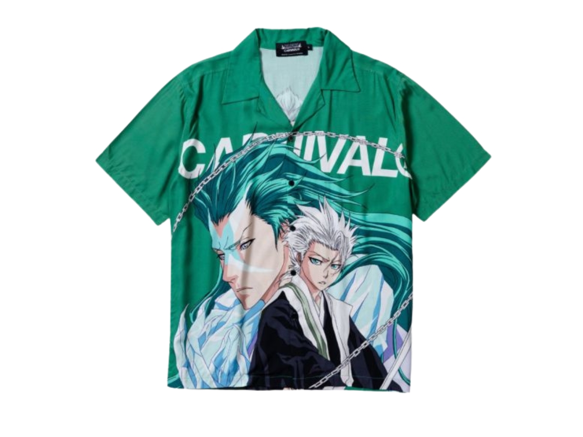 https://d2cva83hdk3bwc.cloudfront.net/carnival-x-bleach-hyorinmaru-hawaii-shirt-green-1.jpg