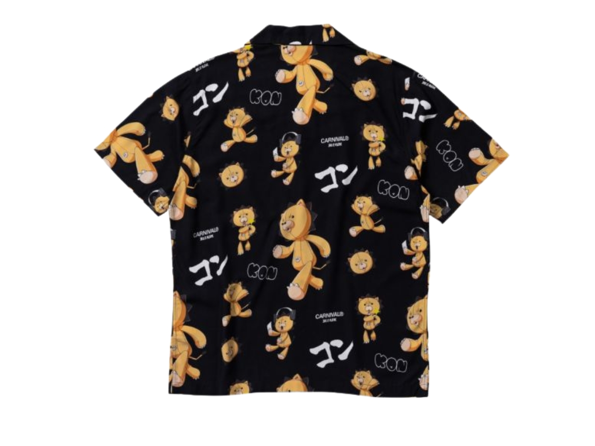 Carnival X Bleach Kon Hawaii Shirt Black