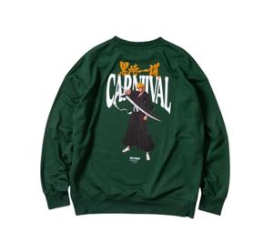Buy Carnival X Bleach Kurosaki Crewneck Green at Sasom – Authentic and Ready to Ship