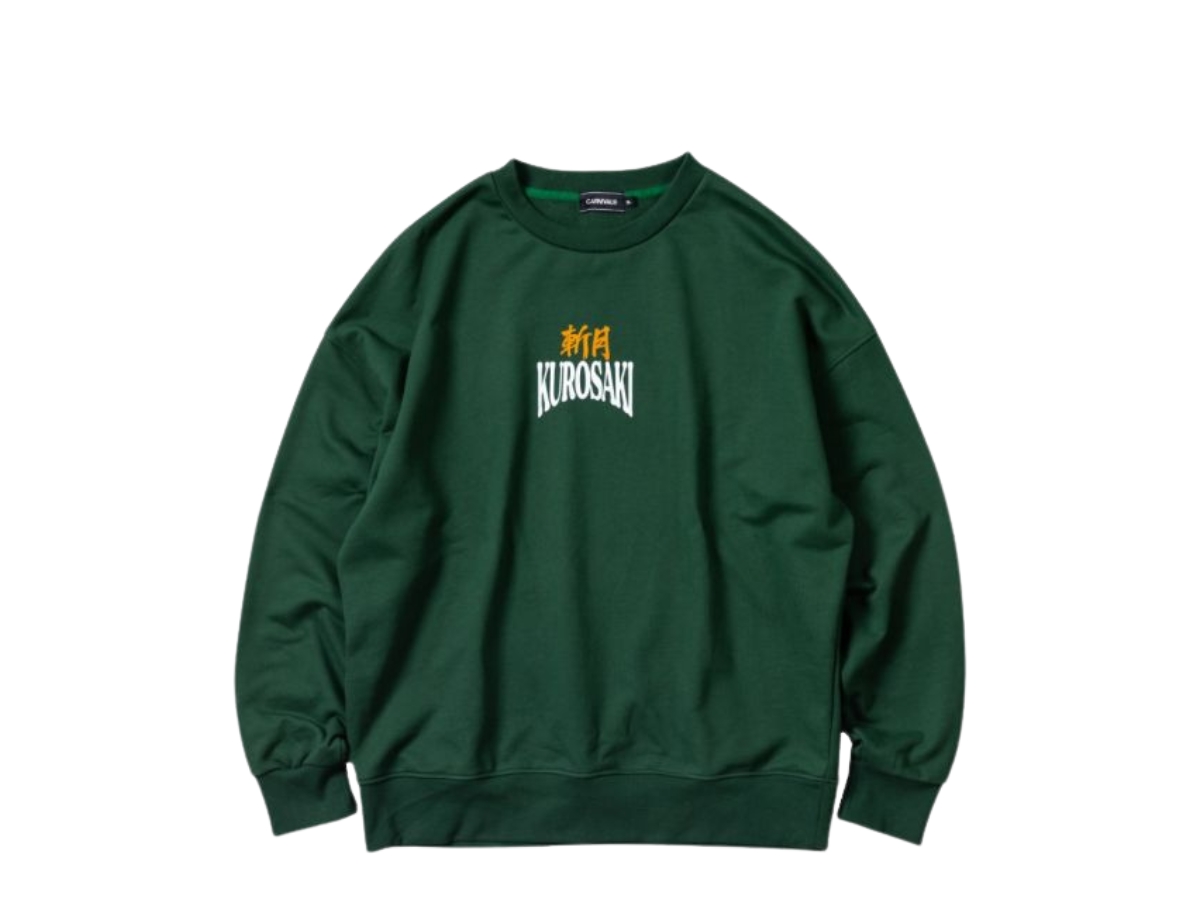 https://d2cva83hdk3bwc.cloudfront.net/carnival-x-bleach-kurosaki-crewneck-green-2.jpg