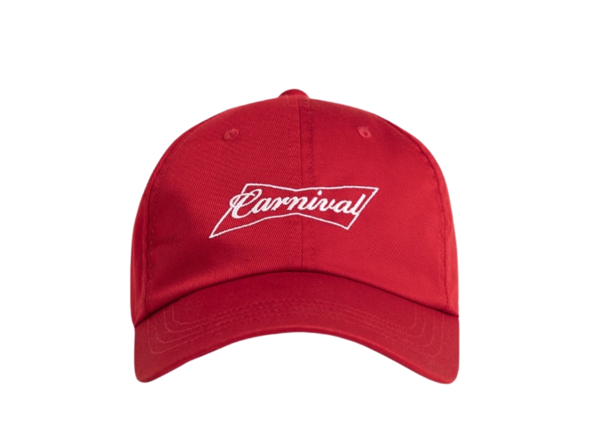 Buy Carnival X Budweiser Club Cap Red at Sasom – Authentic and Ready to Ship