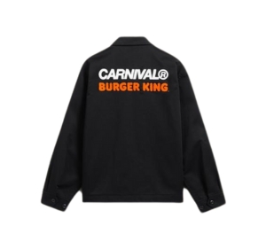 Carnival X Burger King Coach Jacket Black