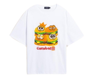 Carnival X Burger King The Whopper Ovs T-Shirt White