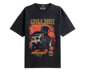 Carnival X Guns N Roses Carnival Edition Ovs Washed T-Shirt Black