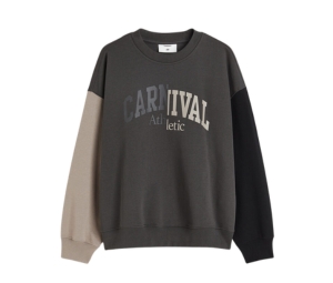 Buy Carnival x H&M Oversized Fit Printed Sweatshirt Dark Grey at Sasom – Authentic and Ready to Ship