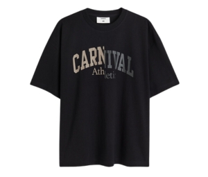 Carnival x H&M Oversized Fit Printed T-Shirt Black