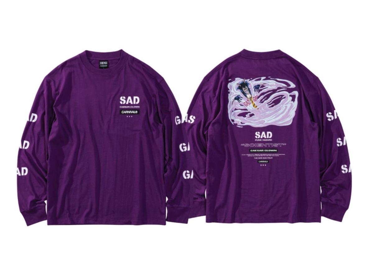Carnival X One Piece Ceasars L/S T-Shirt Purple (Drop 2)