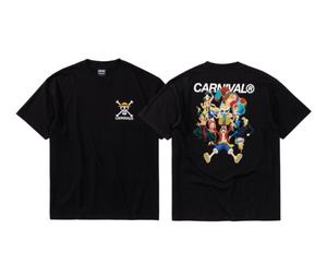 Carnival X One Piece Straw Hat Pirates T-Shirt Black (Drop 2)