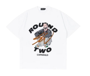 Buy Carnival X Round Two Sketch Ovs T-Shirt White at Sasom – Authentic and Ready to Ship