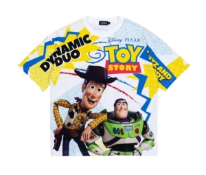 Carnival x Toy Story Dynamic Duo Overprint Ovs T-Shirt White