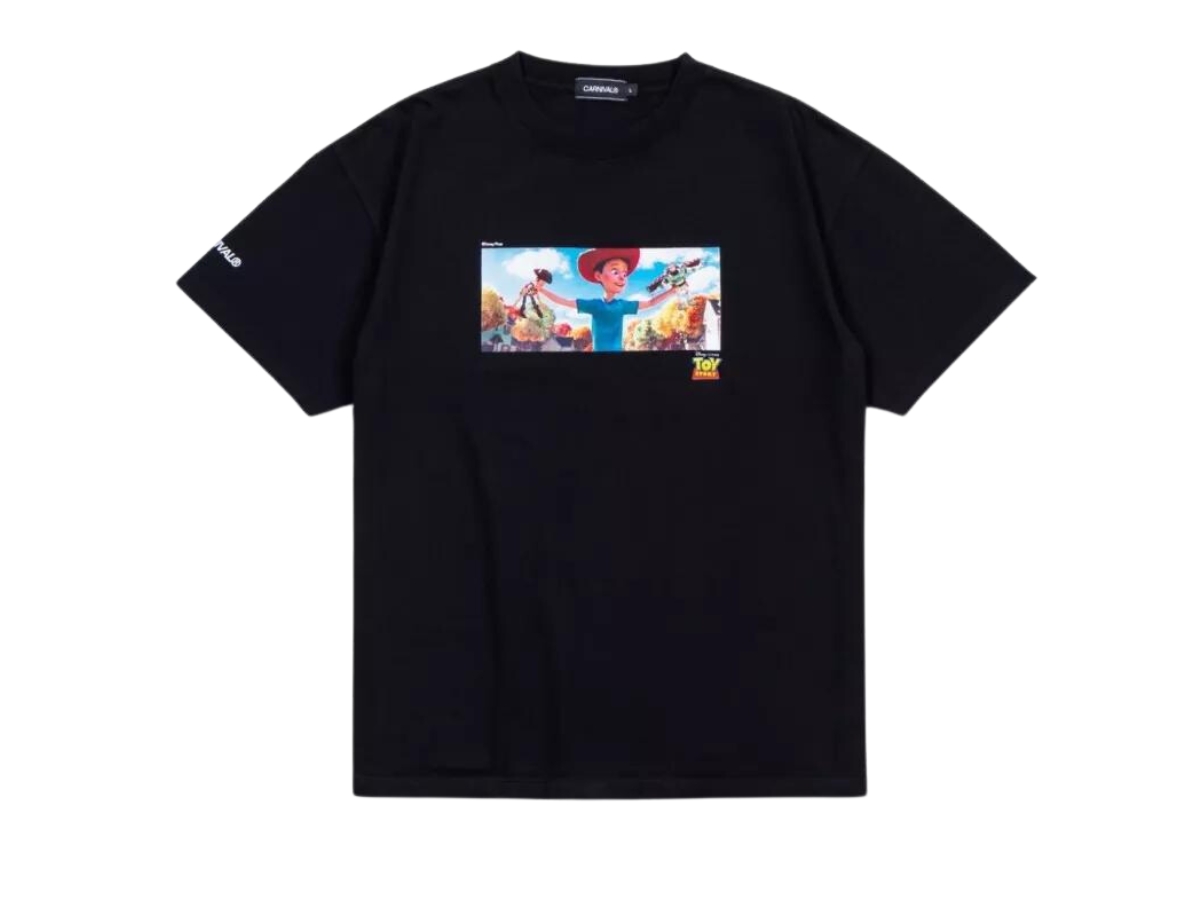 SASOM เสื้อผ้า Carnival x Toy Story Time To Play TShirt Black เช็ค