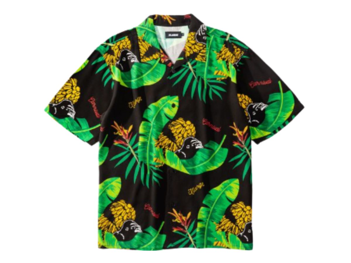 SASOM | เสื้อผ้า Carnival x Xlarge Banana Leaf Shirt Black เช็คราคาล่าสุด