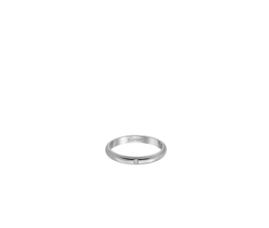 Buy Cartier 1895 Wedding Band In Platinum 950/1000 With A Brilliant-Cut Diamond Of 0.01 Carat at Sasom – Authentic and Ready to Ship