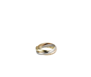 Buy Cartier Trinity Ring Small Model 18K White-Rose-Yellow Gold at Sasom – Authentic and Ready to Ship
