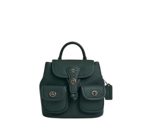 Buy Coach Hadley Backpack Gunmetal Dark Teal at Sasom – Authentic and Ready to Ship