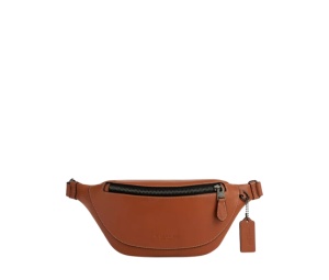 Buy Coach Warren Mini Belt Bag Gunmetal Tan at Sasom – Authentic and Ready to Ship