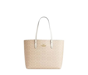Buy Coach Signature Town Tote Khaki at Sasom – Authentic and Ready to Ship