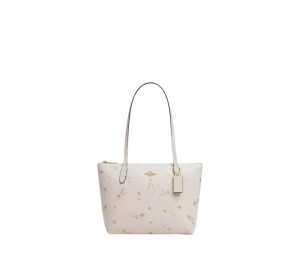 Buy Coach Fiona Zip Tote Bag With Star Print Chalk at Sasom – Authentic and Ready to Ship