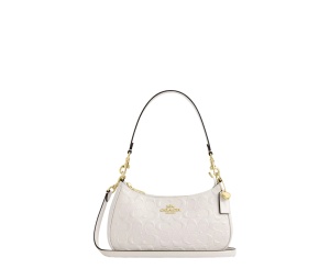 Buy Coach Teri Shoulder Bag In Signature Leather With Heart Charm Chalk ( at Sasom – Authentic and Ready to Ship