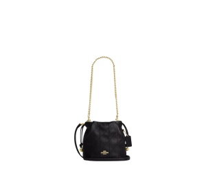 Buy Coach Faye Mini Drawstring Bag With Quilting Black at Sasom – Authentic and Ready to Ship