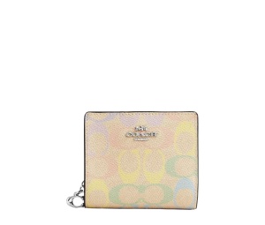 Buy Coach Snap Wallet In Signature Canvas Rainbow Sand at Sasom – Authentic and Ready to Ship