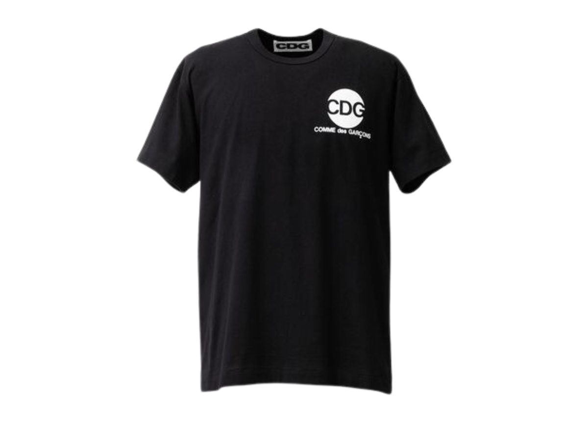 CDG Circle Logo T-Shirt Black