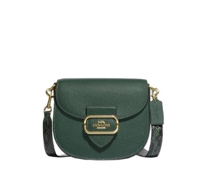 Buy Coach Morgan Saddle Crossbody Bags Green at Sasom – Authentic and Ready to Ship