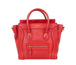Buy Celine Nano Luggage Bag Red at Sasom – Authentic and Ready to Ship