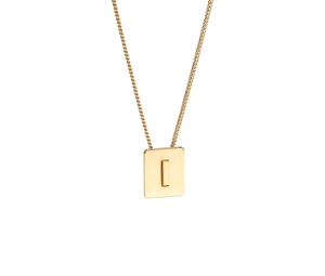 Buy Celine Alphabet Necklace I In Brass With Gold Finish at Sasom – Authentic and Ready to Ship