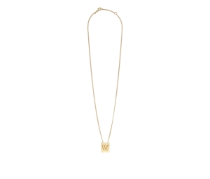 Buy Celine Alphabet Necklace W In Brass With Gold Finish at Sasom – Authentic and Ready to Ship