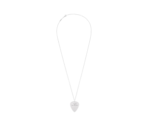 ネックレス・チョーカー TRIOMPHE GOURMETTE NECKLACE IN BRASS WITH RHODIUM FINISH TRIOMPHE SMALL GOURMETTE NECKLACE IN BRASS WITH RHODIUM