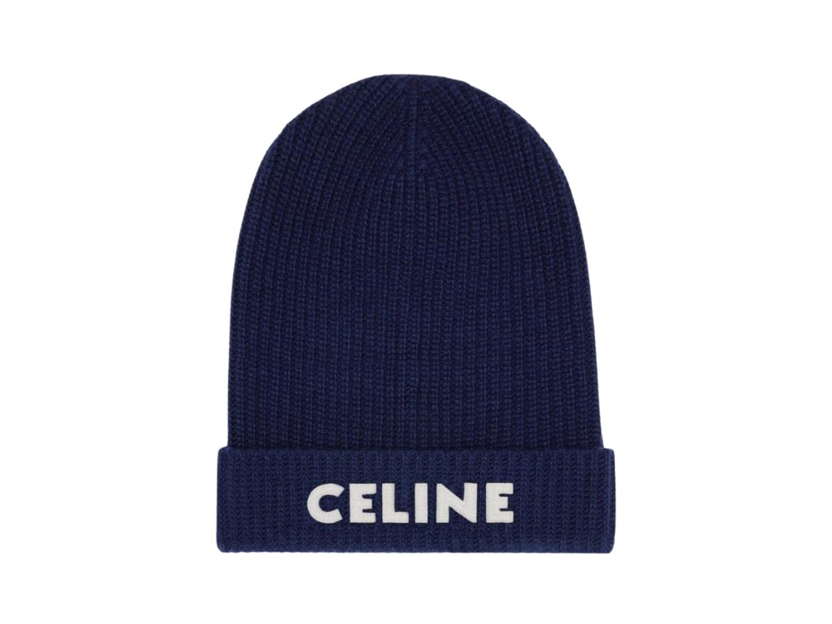 【日本入手困難】CELINE BEANIE IN RIBBED WOOL CELINE Beanie in Ribbed Wool - POIZON