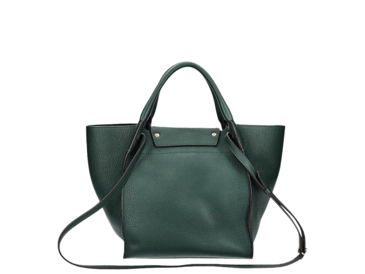 Celine big shop bag green