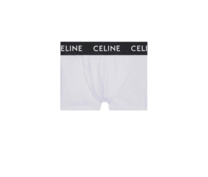 Buy Celine Boxers In Cotton Jersey White Black at Sasom – Authentic and Ready to Ship