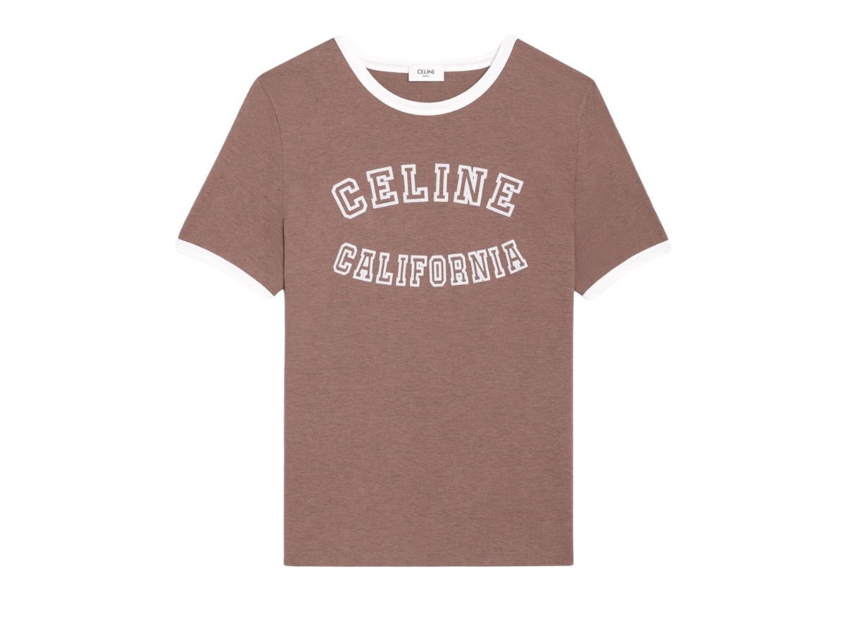 Celine California 70's T-Shirt In Cotton Jersey Vintage