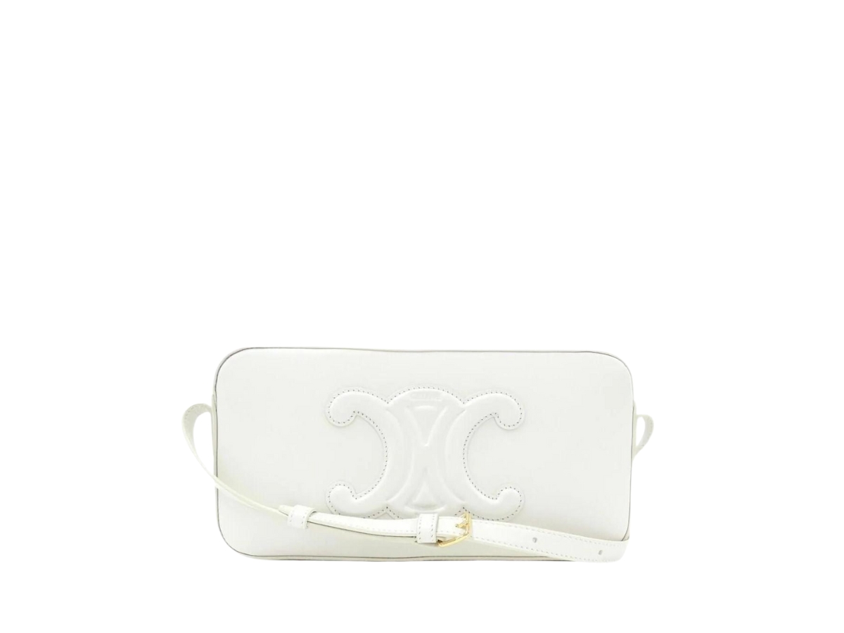 SASOM กระเป๋า Celine Camera Shoulder Bag Cuir Triomphe In Smooth