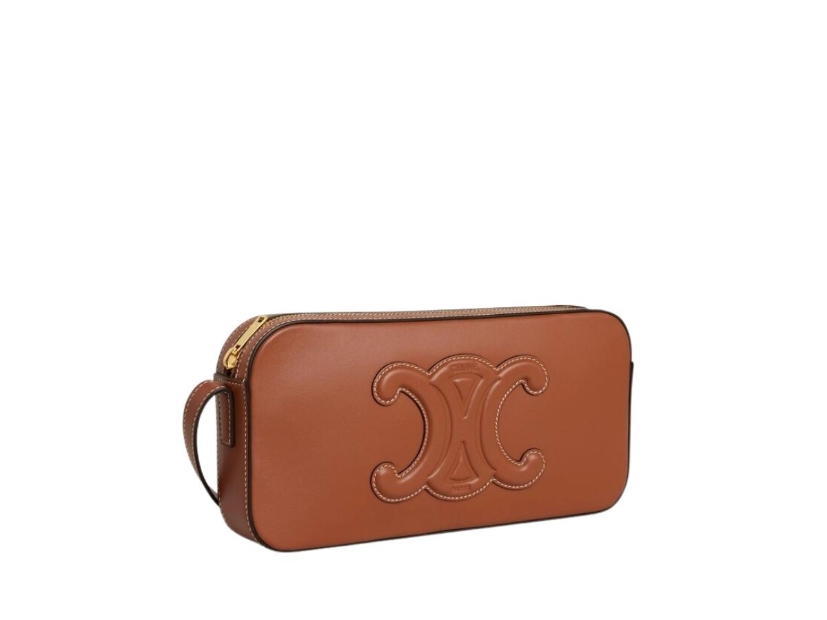 SASOM กระเป๋า Celine Camera Shoulder Bag Cuir Triomphe In Smooth